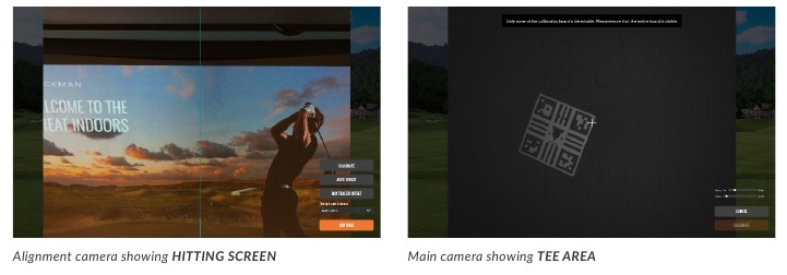 Trackman iO-camerabeeld