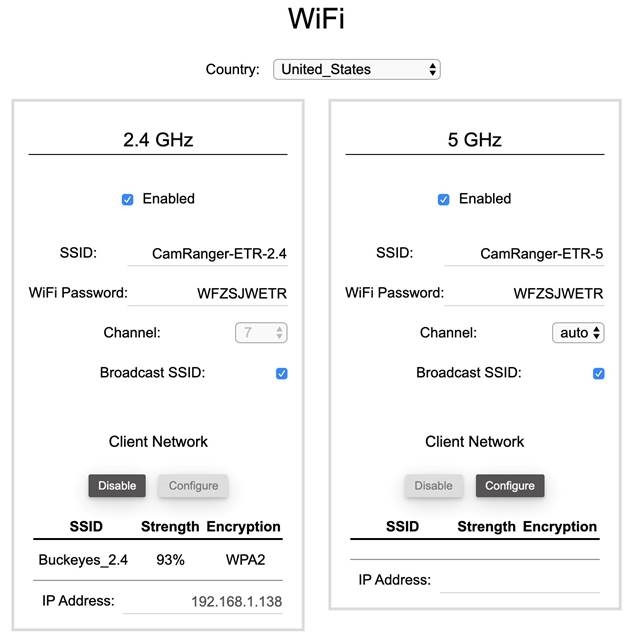 Configuratie - WiFi
