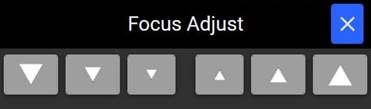 Tabblad Focus - Focusaanpassingen