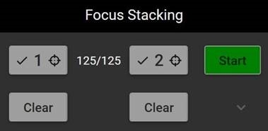 Tabblad Focus - Focus Stapelen