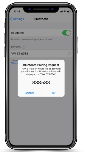 Een compatibele telefoon koppelen