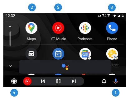 Android Auto&trade; - Functies