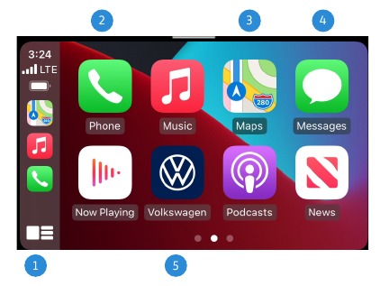 Apple CarPlay&reg; - Functies