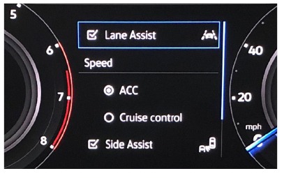 Adaptieve cruisecontrol deactiveren