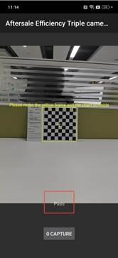 Aftersale Efficiency Triple Camera Calibration (hoofdcamera + groothoek)