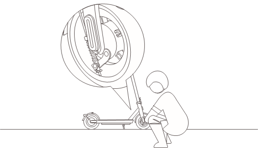 De mechanische rem afstellen