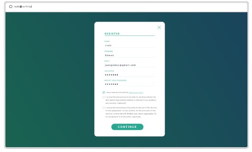 Een myWallbox-account aanmaken - Stap 1