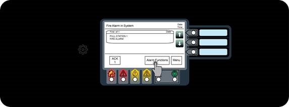 Het alarm stilzetten - Stap 1