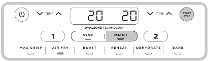Koken met Dualzone-technologie - MATCH - Stap 2