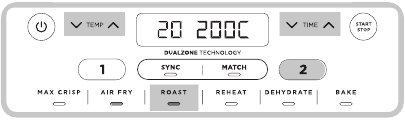Koken met Dualzone-technologie - SYNC - Stap 2