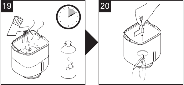 uw product gebruiken - Stap 2 - Reinig de broodpan