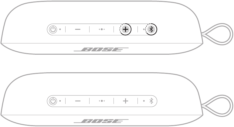 TWEE BOSE-BLUETOOTHLUIDSPREKERS HANDMATIG KOPPELEN - Stap 1