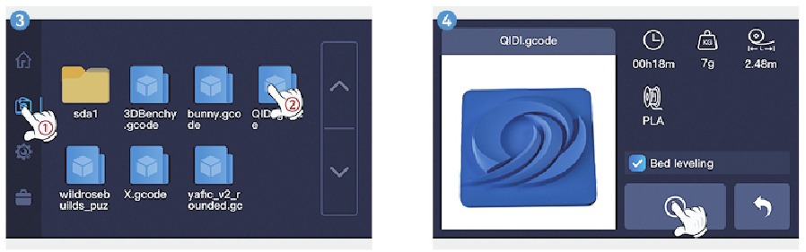 Eerste keer printen - Stap 2