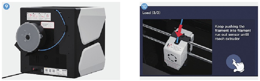 Filament laden - Stap 5