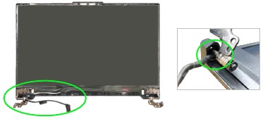 LCD-PANEEL en LCD-KAP Assemblage - Stap 3
