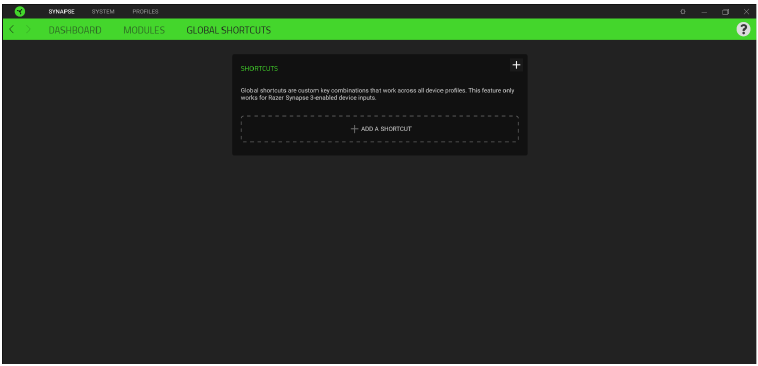 SYNAPSE TAB - Global Shortcuts