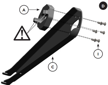 ARM- EN NAAFMONTAGE - Stap 1