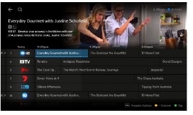 Tv-gidsrasterweergave