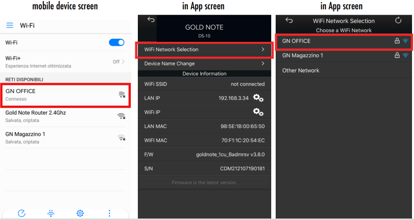 NETWERKINSTELLINGEN - DS-10 WIFI AP MODUS - Stap 2