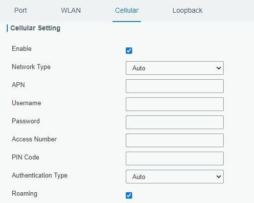 De mobiele verbinding configureren - Stap 1