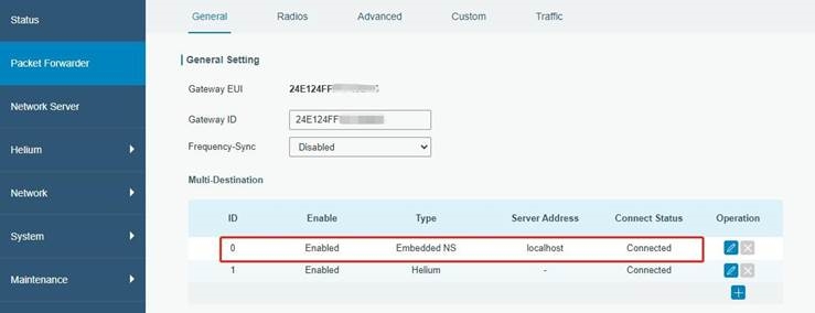 UG65 verbinden met MQTT/HTTP-server - Stap 1