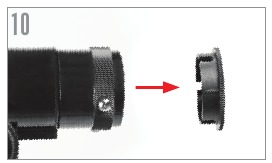 Plastic dop verwijderen