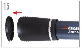 Lensdop verwijderen