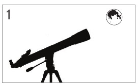 Telescoop opzetten met 20mm-oculair