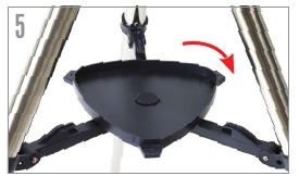 Accessoirebak bevestigen