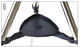 Correct bevestigde accessoirebak
