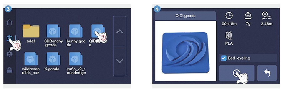 Eerste keer printen - Stap 2