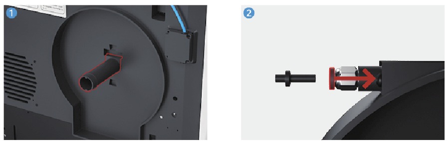 Filament laden - Stap 1