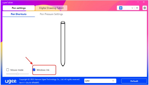 Windows Ink-functie inschakelen