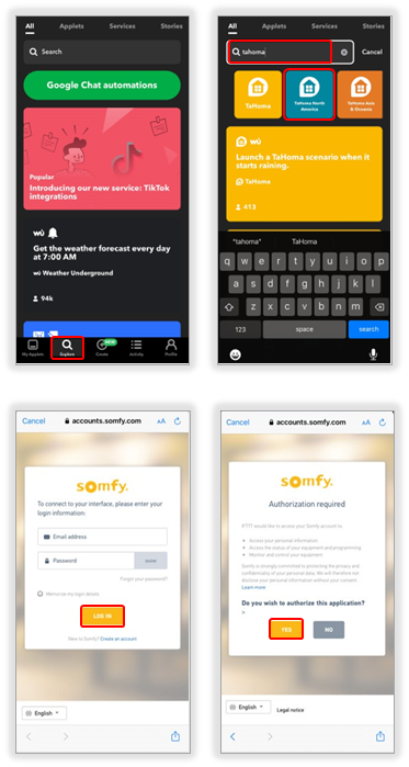IFTTT VERBINDEN 