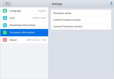 FIRMWARE-INFORMATIE