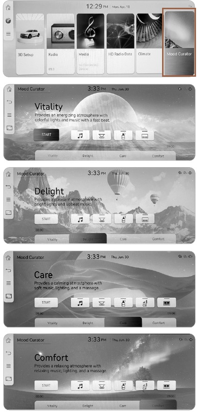 INFOTAINMENT - MOOD CURATOR