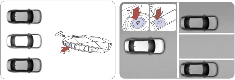 REMOTE SMART PARKING ASSIST 2 - Stap 1