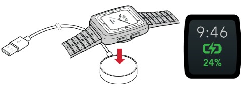 De Watch opladen