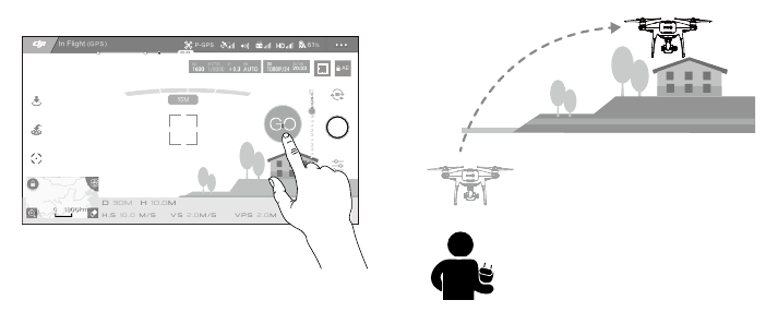 TapFly gebruiken - Stap 3