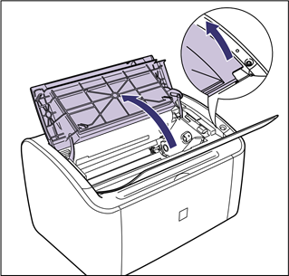 De tonercartridge installeren - Stap 3