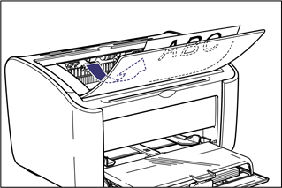 Papier plaatsen - Stap 7