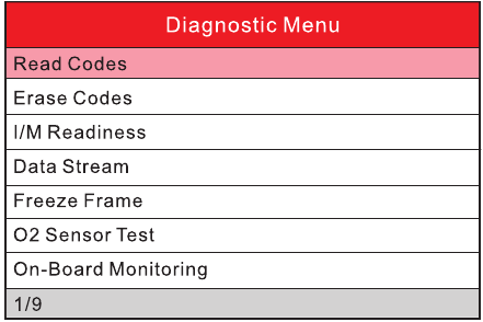 Diagnose starten - OBD/EOB II-diagnose - Stap 2