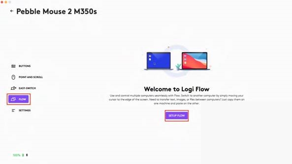 Flow tussen twee computers