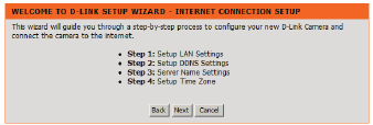 Internet Connection Setup Wizard