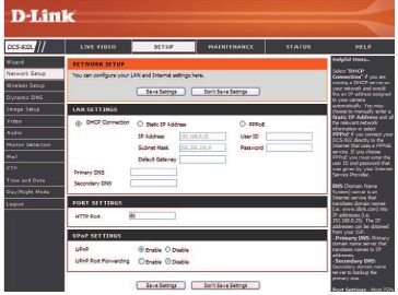 Netwerkinstellingen configureren