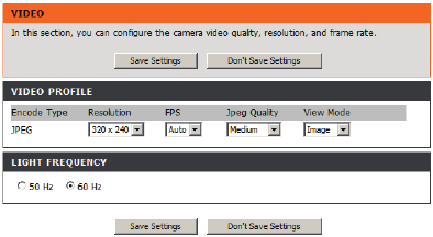 Video-instellingen configureren
