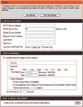E-mailmeldingsinstellingen configureren