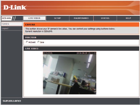 Het WEB-configuratiemenu gebruiken