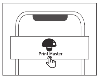 De Label Maker verbinden - Stap 2
