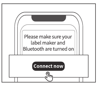 De Label Maker verbinden - Stap 3